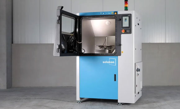 Solukon will showcase a compact version of its SFM-AT350-E at RAPID + TCT 2026 (Courtesy Solukon)