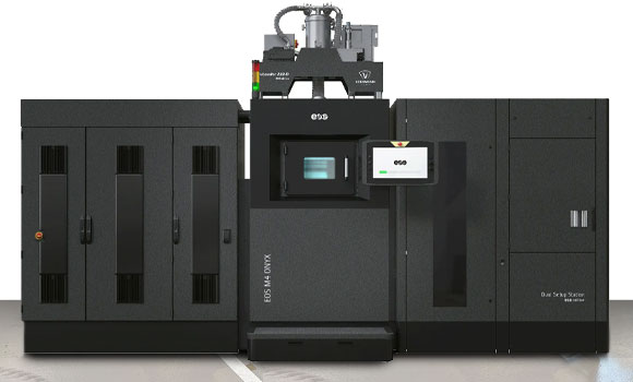 The Grenzebach Dual Setup Station was further developed specifically to complement the EOS M4 ONYX (Courtesy Grenzebach)