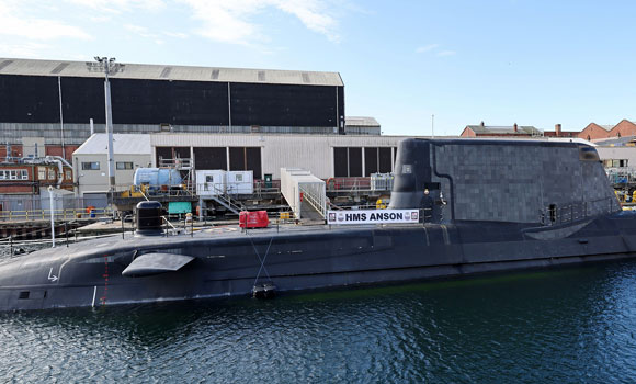 HMS Anson received additively manufactured replacement parts (Courtesy UK Ministry of Defence)