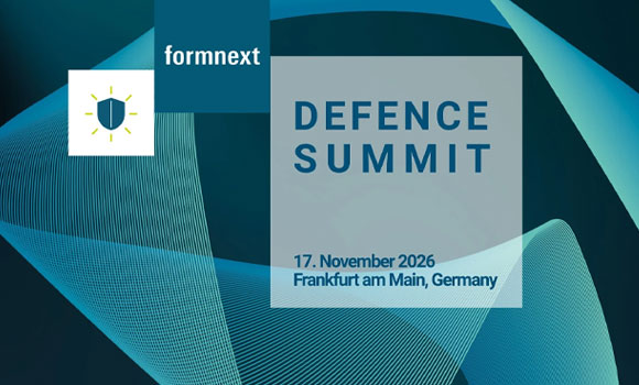 The inaugural Formnext Defence Summit will take place at Formnext in Frankfurt on November 17, 2026. (Courtesy Mesago Messe Frankfurt)