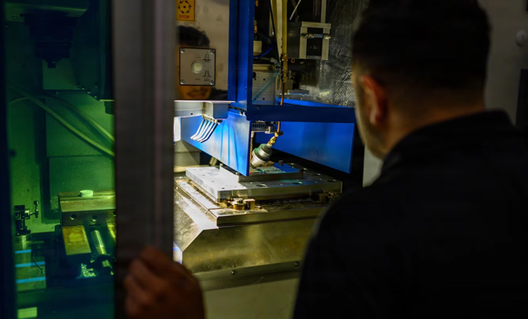 The addition of the HYBRiD-X aboard the USS Theodore Roosevelt will allow sailors to repair and manufacture components as needed (Courtesy US Navy/Tyler Harstad)