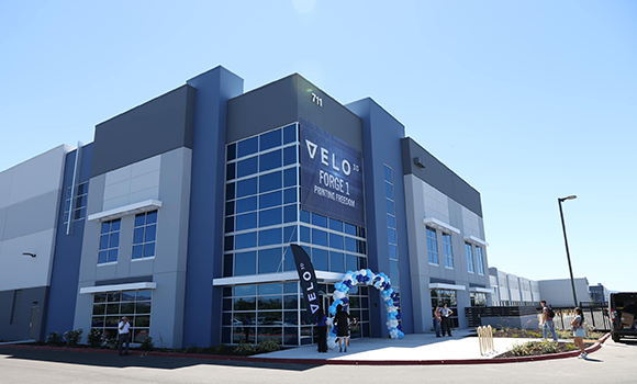 Velo3D’s Forge 1 production campus in Livermore, California, USA, which includes approximately 270,000 ft² of production space and infrastructure for more than 40 large-format metal Additive Manufacturing machines (Courtesy Velo3D)