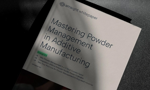 amsight has published a whitepaper focusing on powder control in metal Additive Manufacturing (Courtesy amsight)