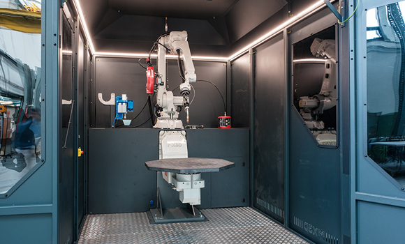 Researchers aim to repair damaged bridges and other steel structures using metal Additive Manufacturing (Courtesy Empa)