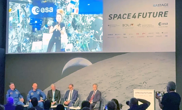 A Space4Future session at ILA Berlin 2026, where MIMplus exhibited its manufacturing technologies for aerospace and defence applications (Courtesy MIMplus)