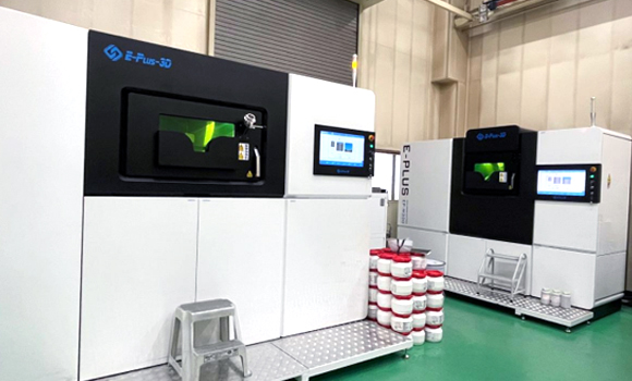 Eplus3D’s metal PBF-LB machines at Azuma's facility (Courtesy Eplus3D)