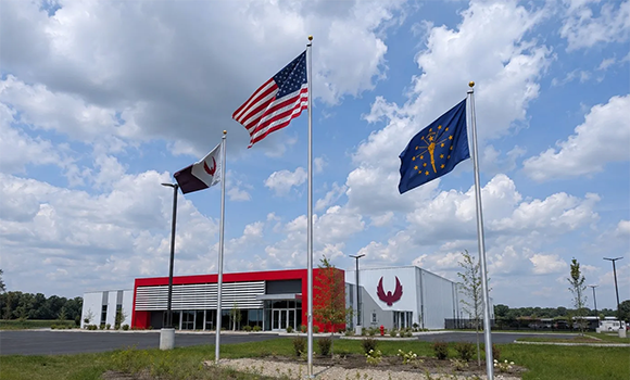 Kratos' Indiana Payload Integration Facility (IPIF) in Odon, Indiana (Courtesy Kratos Defense & Security Solutions)