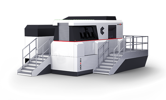 An AMCM M 8K metal Additive Manufacturing machine (Courtesy oAMCM)