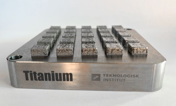 A life cycle assessment confirms that CHIPART's recycling method has the potential to reduce CO2 emissions by between 85-92% compared to the use of virgin titanium powder (Courtesy Danish Technological Institute)