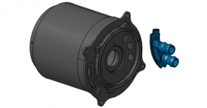 Integrated cooling in electric motor housing developed using metal Additive Manufacturing