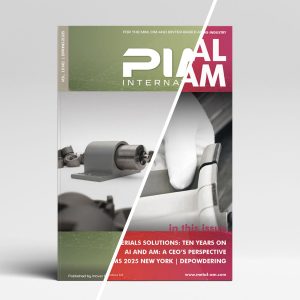 <i>Metal AM</i> and <i>PIM International</i>: One year print subscription