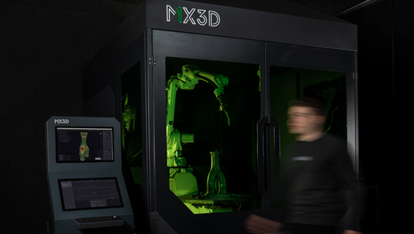 This commission will allow the auto manufacturer to explore the potential of Robotic Wire Arc Additive Manufacturing (WAAM) (Courtesy MX3D)