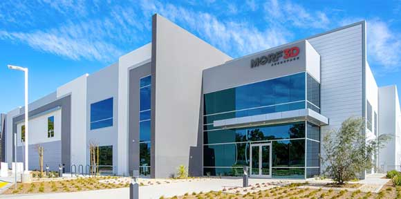 Morf3D’s facility in California houses both its headquarters and the Applied Digital Manufacturing Center (Courtesy Morf3D Inc)