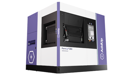 Production of Uniformity Labs’ Ti64 Grade 23 titanium alloy is expected to be maximised in collaboration with AddUp and its FormUp 350 machine (Courtesy AddUp)