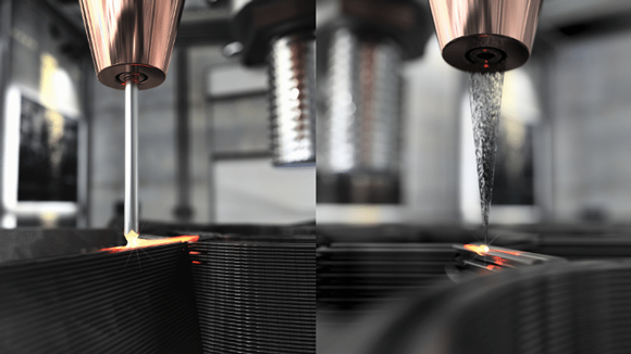 Meltio’s metal Additive Manufacturing technology uses the company’s wire and powder-based Laser Metal Deposition technology, a form of Directed Energy Deposition (Courtesy Meltio)