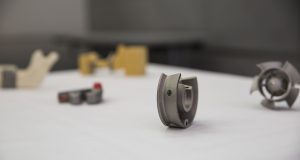 Fig. 13 Metal AM parts on display at MAMC 2014