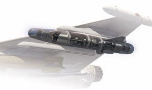 Hensoldt’s ‘Kalaetron Attack’ jammer, which uses metal additively manufactured components, has proven its effectiveness against a number of anti-aircraft radars (Courtesy Hensoldt)
