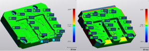 Oximeter case core and cavity insert (Courtesy Conify)
