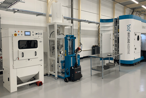 Wayland Additive’s Calibur3 metal AM machine has been installed at the Hilda B. Hewlett Centre for Innovation (Courtesy Wayland Additive)