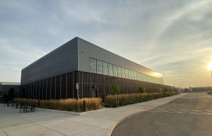 Fig. 2 Exterior view of GM’s Additive Industrialization Center in Warren, Michigan, USA (Courtesy General Motors)