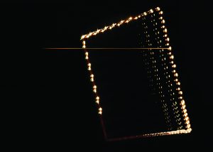 Fig. 12 A view of the PBF-EB process in a GE Additive Arcam machine (Courtesy GE Additive)