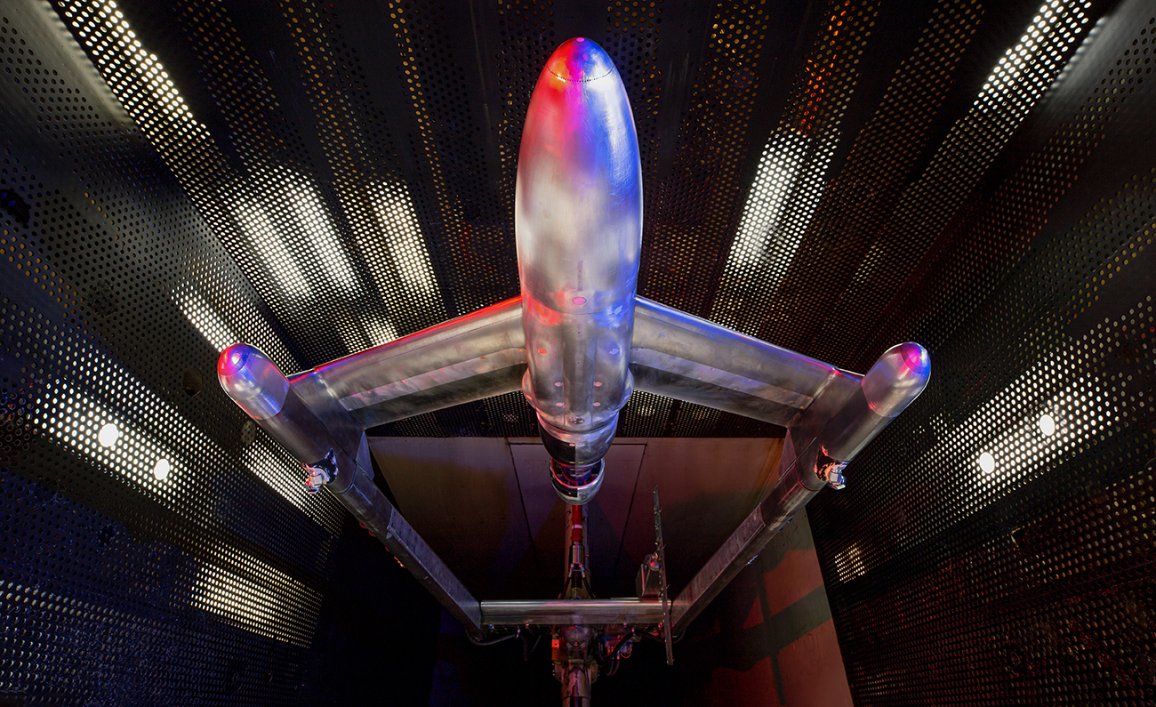 Fig. 1 A 2319 aluminium wind tunnel model featuring a nose cone produced by WAAM3D for the UK's Aircraft Research Association, demonstrating that prototypes can be developed quickly and to defined tolerances using DED-Arc. Material usage was reduced by 74%. Activity funded by a Clean Sky 2 research and innovation programme under GA Agreement 864803 (Courtesy WAAM3D and ARA Ltd)