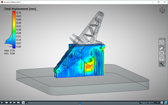 Simufact Additive has integrated a new build core processor (Courtesy Hexagon)