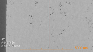 Fig 2 X-ray computed tomography image of 6000 series aluminium sample parts made by Ricoh BJT (Courtesy Ricoh)