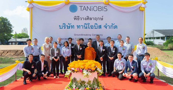 Taniobis inaugurated its Map Ta Phut facility expansion with a traditional Thai ceremony (Courtesy Taniobis)
