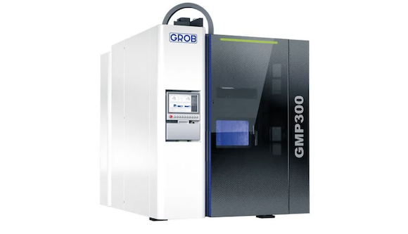 The GMP300 uses Liquid Metal Printing Additive Manufacturing technology (Courtesy GROB Systems)