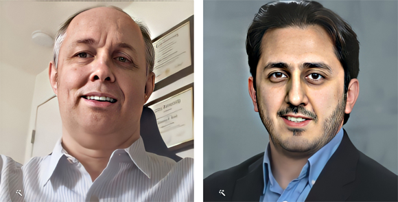 Timothy Bond (left) and Farhad Ghadamli (right) have received the 2023 SME Award of Merit (Courtesy SME)