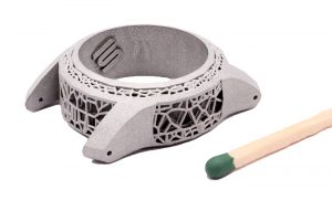 Fig. 9 Watch case, stainless steel, as-sintered and additively manufactured with metal BJT (Courtesy MetShape)