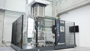 Grenzebach developed its DPS NXG depowdering system for use with SLM Solutions’ NXG XII 600 Additive Manufacturing machines (Courtesy Grenzebach)