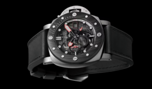 The Submersible S Brabus eTitanio PAM01403 from Panerai features an additively manufactured PBF-LB case (Courtesy Panerai)