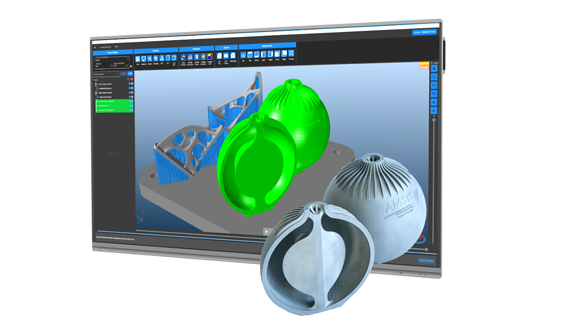 Genesis 3 is said to allow for complete digital control over the generation process of an additively manufactured component (Courtesy Amsis)