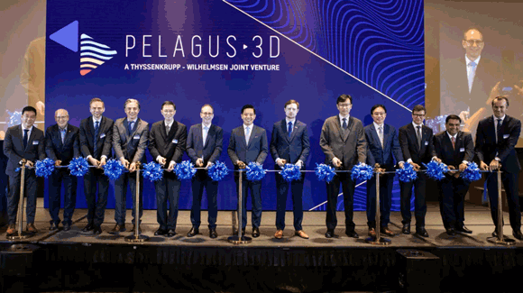 Pelagus 3D is a new joint venture company created by thyssenkrupp Materials Service and Wilhelmsen Group, was announced at the NAMIC Singapore Global AM Summit (Courtesy Pelagus 3D)