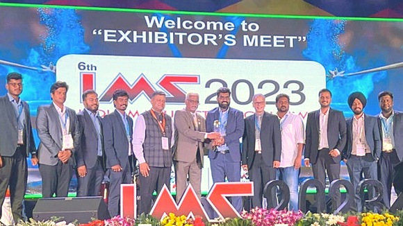 Indo-MIM received the Best Stall award at the India Manufacturing Show 2023 (Courtesy Indo-MIM)