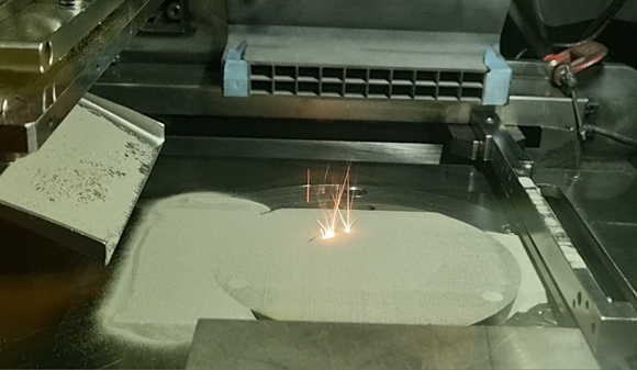 One of the PBF-LB Additive Manufacturing machines used in the experiments by NTU Singapore and the University of Cambridge (Courtesy Jude E Fronda)