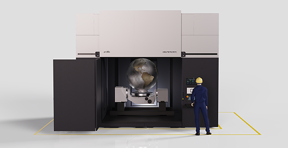 The modularity of the arc80X WAAM machine allows customers to create a bespoke system (Courtesy Gefertec)