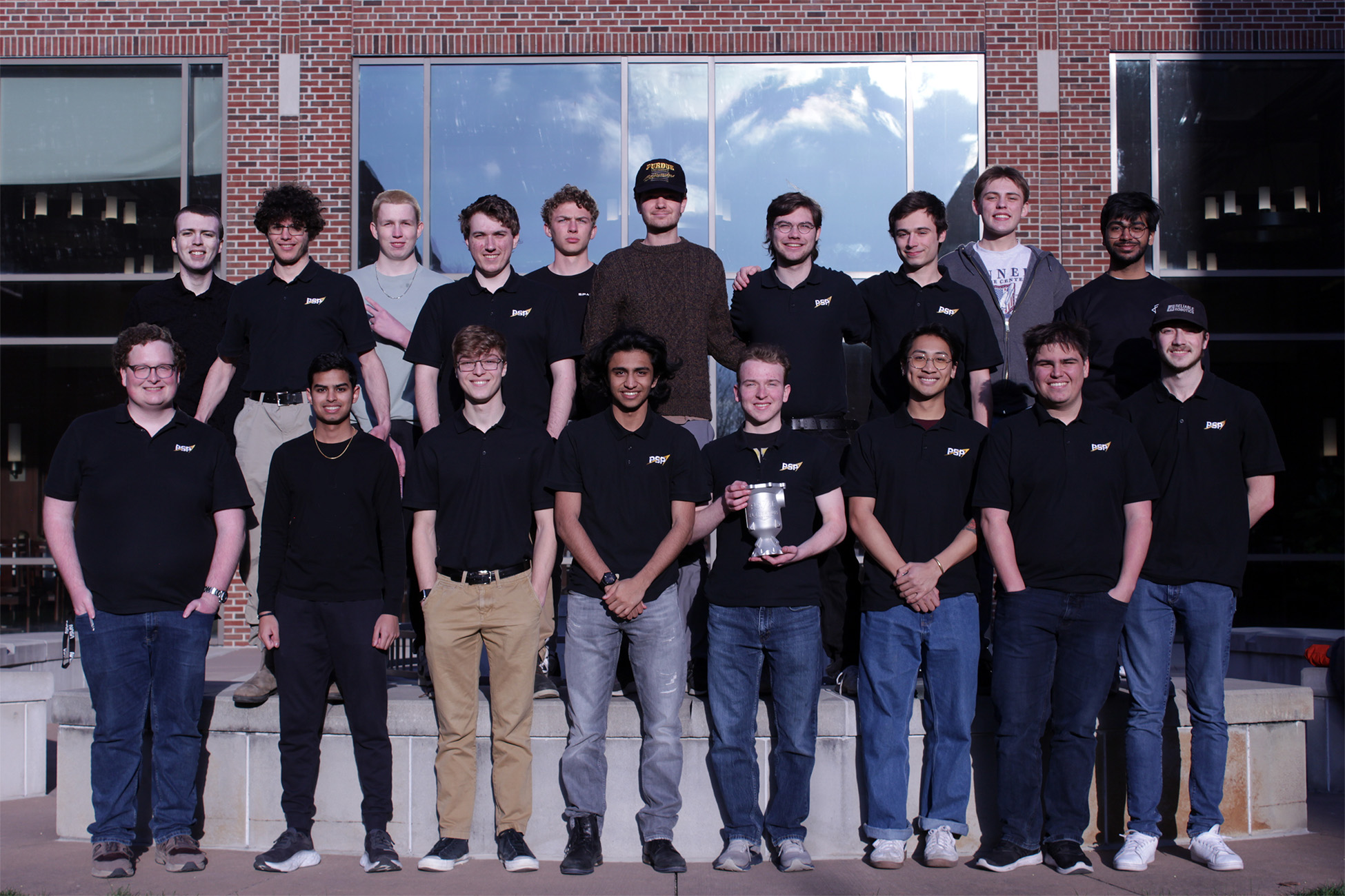 PSP-AC’s propulsion team with the build of their TCA component (Courtesy Purdue University)