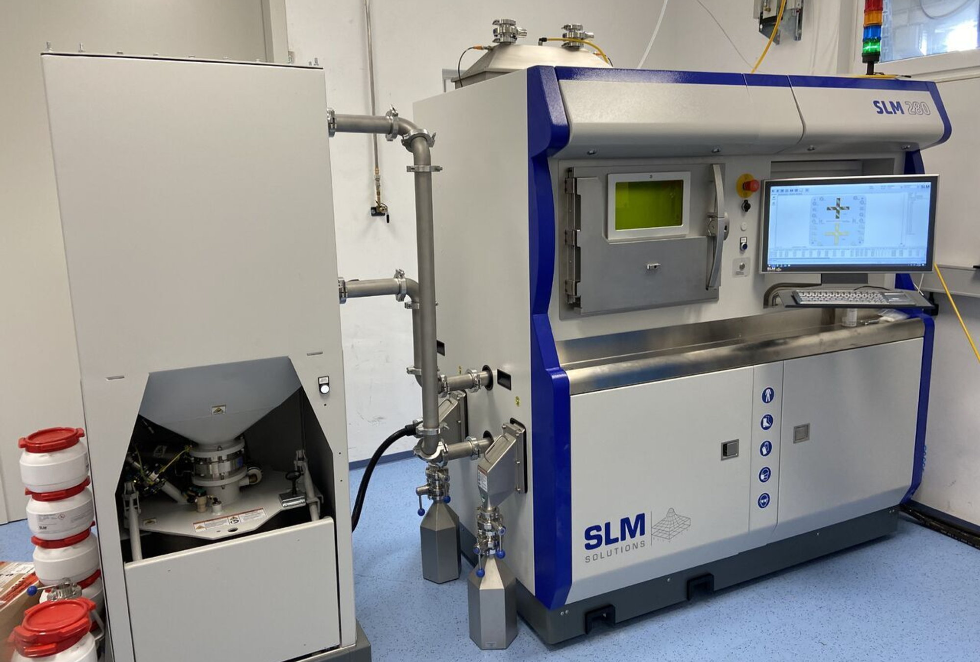 Schmelzmetall AG’s Nikon SLM Solutions SLM 280 PBF-LB Additive Manufacturing machine will be used to process the company’s beryllium copper powder as well as other custom materials (Courtesy Agustín R via LinkedIn)