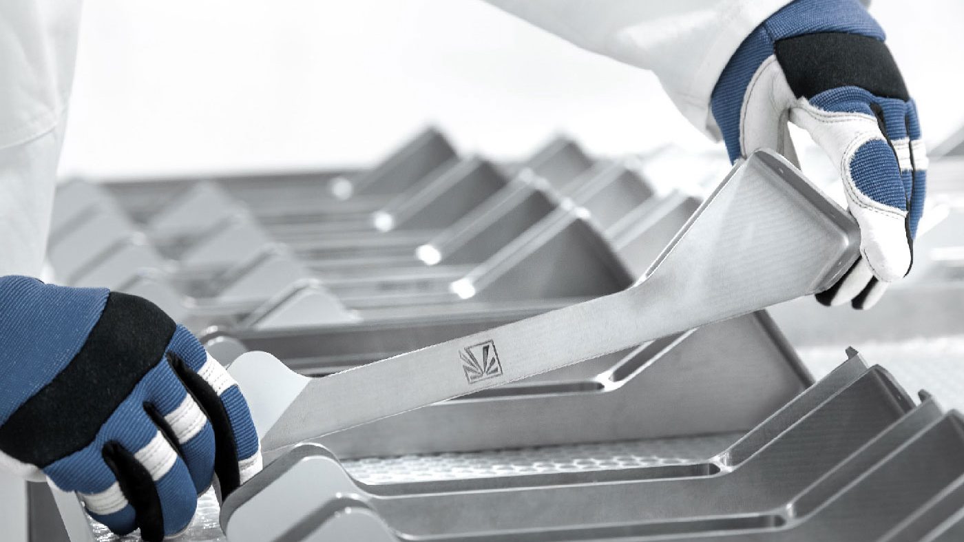Fig. 13 An aft galley part for the Boeing 787 Dreamliner. Each of these aircraft has seven parts produced by Norsk Titanium (Courtesy Norsk Titanium)