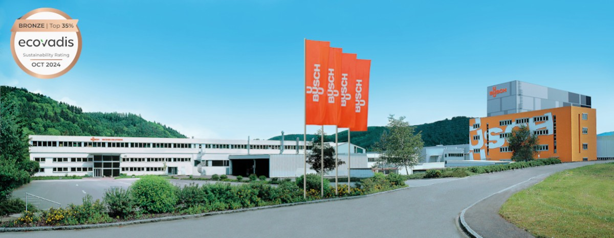 Dr-Ing Karl Busch GmbH has won the EcoVadis bronze medal (Courtesy Busch Group)
