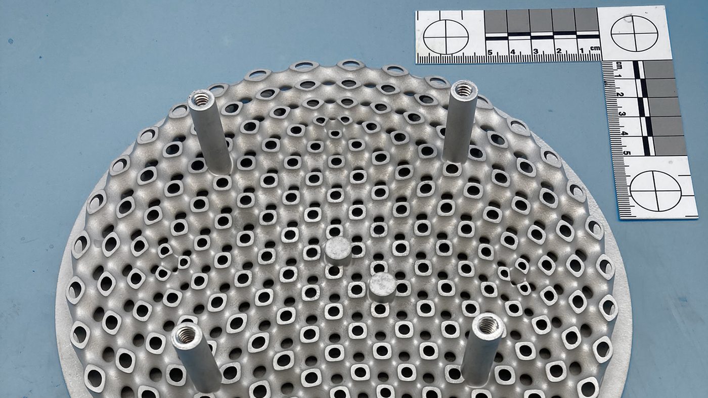 Fig. 15 PBF-LB/A6061-RAM2 reflector after Chemical Polishing [10]