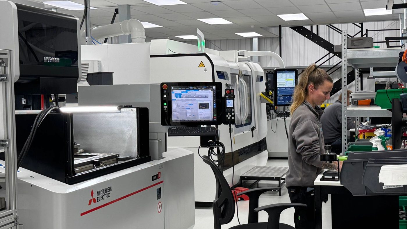 Fig. 9 EDM and CNC equipment at Domin (Courtesy Domin)