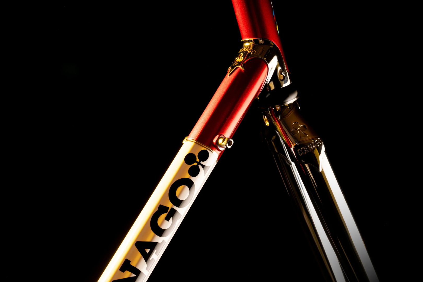 Fig. 4 A detail of the Colnago Master, one of the company’s most iconic steel road frames and a symbol of its long heritage in high-performance steel bike design (Courtesy Colnago)